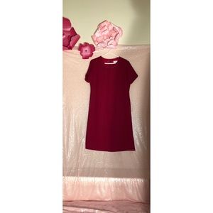 Burgundy Size 16 Formal Dress